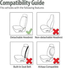 Mormark Univerzalna prevleka za avtomobilske sedeže | CARFIT Črna