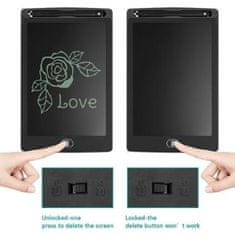 Mormark LCD tablica za risanje in pisanje, Grafična tablica, Tablica za otroke (Tablica + Pisalo z radirko) | WHIZZPAD