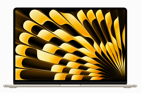 Apple MacBook Air 15 prenosnik, M2, 10C GPU, 8GB, SSD512GB, SLO, Starlight (mqkv3cr/a)