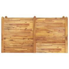 Vidaxl Vrtna visoka greda 160x60x84 cm trden akacijev les