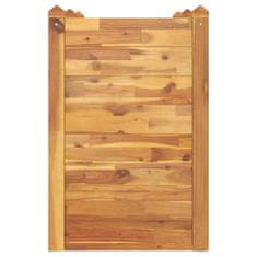 Vidaxl Vrtna visoka greda 160x60x84 cm trden akacijev les