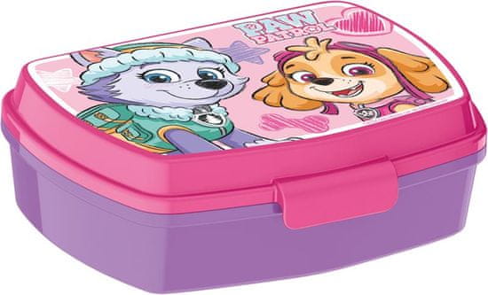 Paw Patrol ŠKATLA ZA PRIGRIZKE 17,1X13,7X5,5CM, PLASTIČNA, ROZA