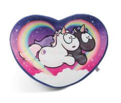 NICI plišast vzglavnik Unicorn Star Bringer &amp; Moon Keeper 40x28 cm