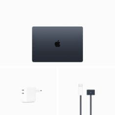 Apple MacBook Air 15 prenosnik, Midnight (mqkw3cr/a)