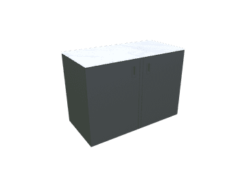 MS VISCOM Letna kuhinja - Kotni ali samostojen element, antracit