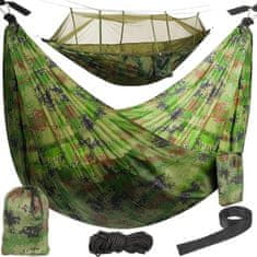 Gardlov Santiago Army 260x140cm Neto pohodniška viseča mreža