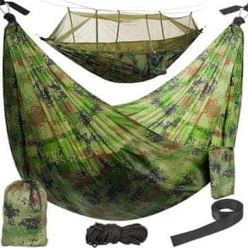 Gardlov Turistična viseča mreža Santiago Army 260x140cm Mreža