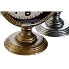 DKD Home Decor Namizna ura DKD Home Decor Golden Silver Metal Crystal Vintage 20,5 x 13,5 x 28 cm (2 enoti)