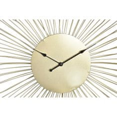 DKD Home Decor Stenska ura DKD Home Decor Flower Golden Metal (57 x 4 x 57 cm)