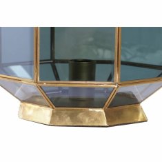 DKD Home Decor Namizna svetilka DKD Home Decor Crystal Blue Golden 220 V Brass 50 W Modern (29 x 29 x 25 cm)
