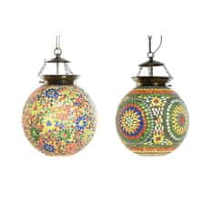 DKD Home Decor Stropna svetilka DKD Home Decor Crystal Metal Multicolor 25 W 25 x 25 x 30 cm (2 enoti)