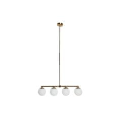 DKD Home Decor Stropna svetilka DKD Home Decor Golden White 220 V (70 x 19 x 15 cm)
