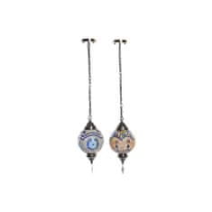 DKD Home Decor Stropna svetilka DKD Home Decor Crystal Metal 20 x 20 x 36 cm Multicolor 50 W (2 enoti)