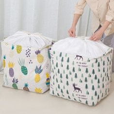 HOME & MARKER® Velika škatla za shranjevanje oblačil 50 x 40 x 50 cm (100 L) | CLOTHBOX