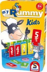 Schmidt Igra MyRummy Kids v pločevinasti škatli