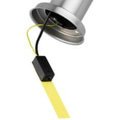 LUMILED Vrtna svetilka E27 jekleni steber LILIUM 45cm z vtičnico 230V