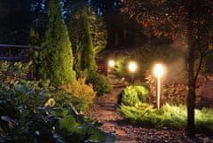 LUMILED Vrtna svetilka E27 jekleni steber LILIUM 45cm z vtičnico 230V