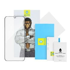 BLUEO 5D kaljeno steklo Mr. Monkey Glass - Apple iPhone 12 / 12 Pro črno (Strong HD)