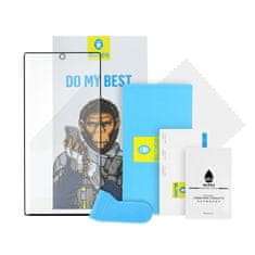 BLUEO 5D kaljeno steklo Mr. Monkey Glass - za Samsung Galaxy S22 / S23 črno (Strong Lite)