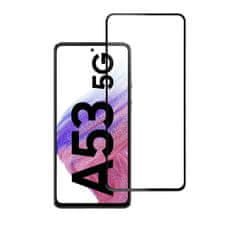 Blue Star Tvrdo steklo za Samsung Galaxy A53 5G (full glue / case friendly) Blue Star 5D črno