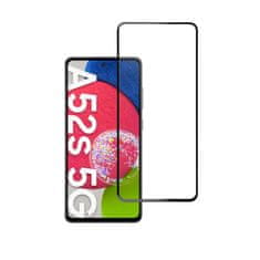 Blue Star Tvrdo steklo za Samsung Galaxy A52/52s 5G/LTE (popolnoma prilegan / primerna za ovitke) Blue Star 5D črno