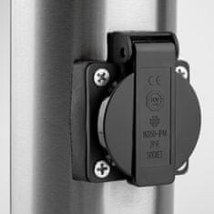 LUMILED Vrtna svetilka E27 jekleni steber LILIUM 65cm z vtičnico 230V