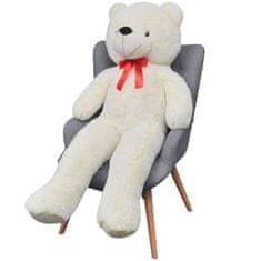 Vidaxl XXL plišasti medved bele barve 85 cm