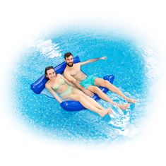 NEW Dvojna plavajoča vodna viseča mreža za bazen Twolok InnovaGoods