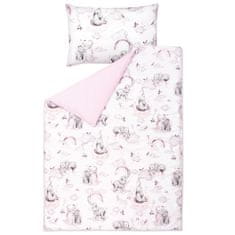 Inny Otroška posteljnina 100x135 Eledreams Pink - KPP-135-Z2-ELDB-B