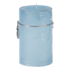 Autronic Božična sveča svetlo modre barve. 245 g voska. SVW1290-BLUE
