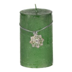 Autronic božična sveča, zelene barve. 245g vosek. SVW1290-ZELENA