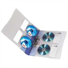 Hama ovitek za CD/DVD, za mape z obročki, DIN A4, pakiranje po 10 kosov (cena za paket)