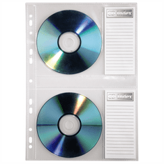 Hama ovitek za CD/DVD, za mape z obročki, DIN A4, pakiranje po 10 kosov (cena za paket)