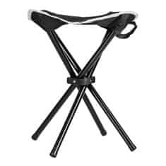 NILLS CAMP zložljivi stolček NC3010 črn