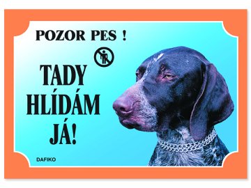DAFIKO Tabulka německý ohař krátkostrstý 1 ks