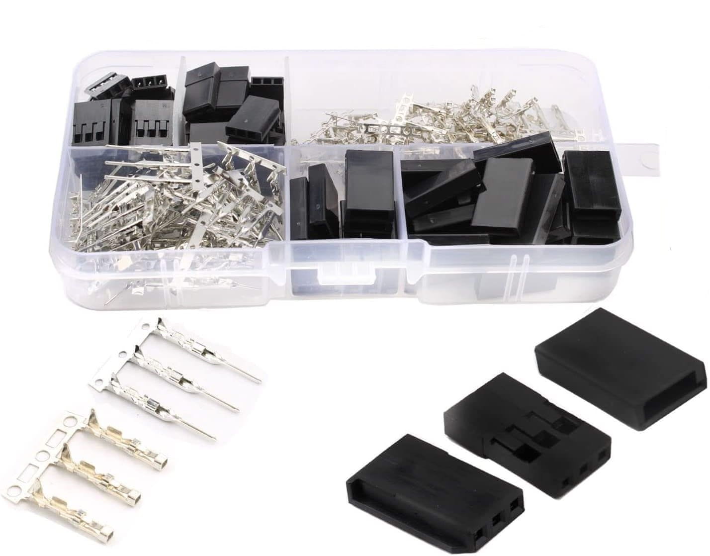 Lot 12 Rallonges Câble Servo 3 Pins 26AWG - Différentes Longueurs Pour RC Drones Avions