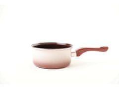 Metalac Lonec z ročajem premera 16 cm 1,5 l CAPUCCINO