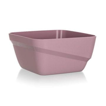 Banquet Kvadratna skleda CULINARIA 600 ml, roza, komplet 12 kosov