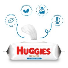 Huggies HUGGIES Natural Pure Water vlažni robčki 48 kosov