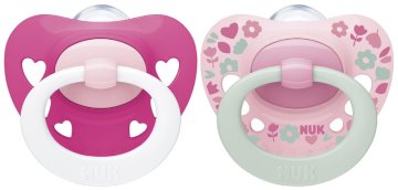 Nuk Dojenček Signature 6-18m škatla deklica 2 kosa