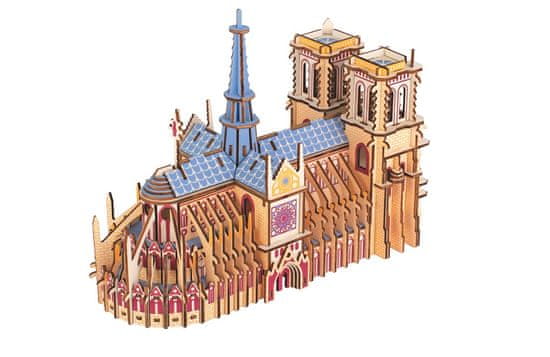 Woodcraft Lesena 3D sestavljanka Katedrala Notre-Dame
