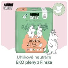 MUUMI BABY 4 Maxi 7-14 kg (138 kosov), mesečni paket eko plenic