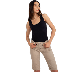 Factoryprice Ženske kratke hlače nad koleni STITCH & SOUL bež D6255Z61927ZB_399124 L