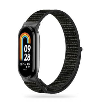 Tech-protect Nylon pašček za Xiaomi Smart Band 8 / 9, black