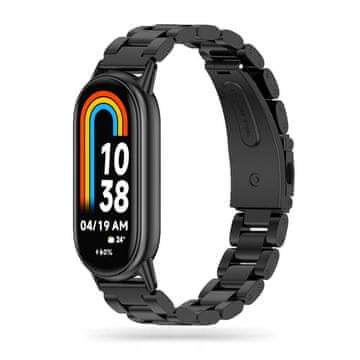 Tech-protect Stainless pašček za Xiaomi Smart Band 8 / 9, black