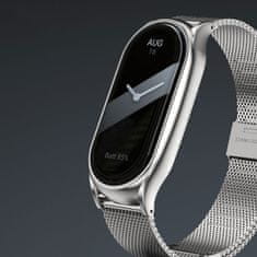 Tech-protect Milanese pašček za Xiaomi Smart Band 8 / 9, silver