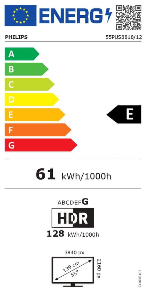 Philips 55PUS8818/12 The One, 4K UHD, LED, Ambilight, Google TV