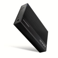 AXAGON EE35-GTR, USB-C 5Gb/s - SATA 6G 3,5" RIBBED škatla, črna