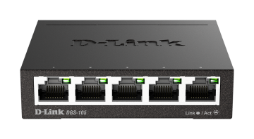 D-Link DGS-105 Kovinsko 5-portno stikalo 10/100/1000