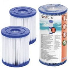 Bestway Filter tip I, črpalna kartuša 1249 l/h 58093
